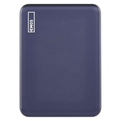 EMOS Powerbank WI 522, 5 000 mAh, 20 W+Wireless, kék