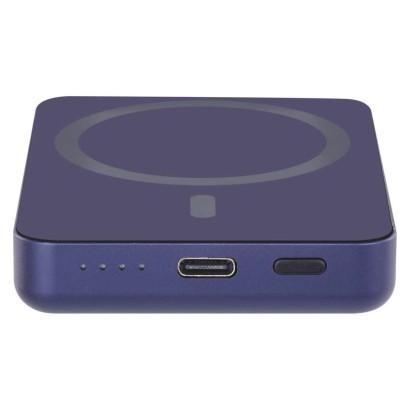 EMOS Powerbank WI 522, 5 000 mAh, 20 W+Wireless, kék