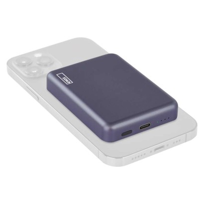 EMOS Powerbank WI 522, 5 000 mAh, 20 W+Wireless, kék