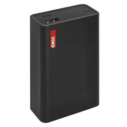 EMOS Powerbank NTBF20, 20 000 mAh, 65 W PD, fekete