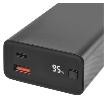 EMOS Powerbank NTBF20, 20 000 mAh, 65 W PD, fekete