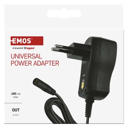 Universalus maitinimo adapteris 600 mA su antgaliais