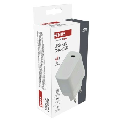 Universalus USB sieninis įkroviklis GaN PD 20 W maks.