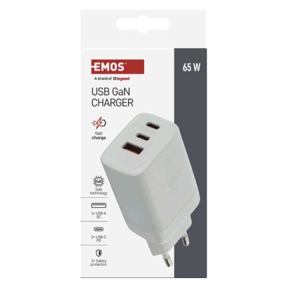 USB Netzadapter GaN PD 65 W max.