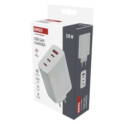 EMOS Univerzális USB töltő GaN PD 120 W max.