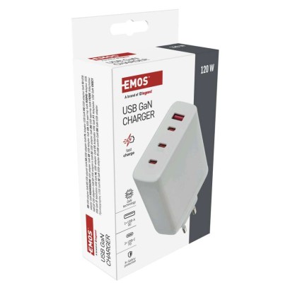 EMOS Univerzális USB töltő GaN PD 120 W max.