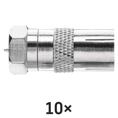Reduktion F-Stecker – IEC-Buchse, 10 Stk.