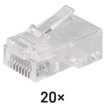 EMOS UTP csatlakozó RJ45 20db