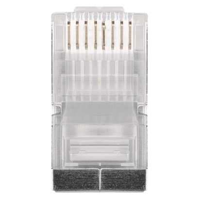 RJ45 jungtis FTP kabeliui (vientisas laidas) CAT5E, 20 vnt.