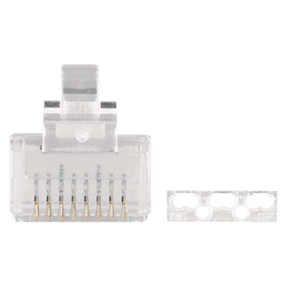 RJ45 jungtis FTP kabeliui (vientisas laidas) CAT6, 20 vnt.