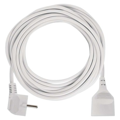 Prodlužovací kabel 10 m / 1 zásuvka / bílý / PVC / 1 mm2