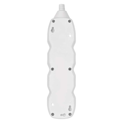 Predlžovací kábel 7 m / 4 zásuvky / biely / PVC / 1,5 mm2