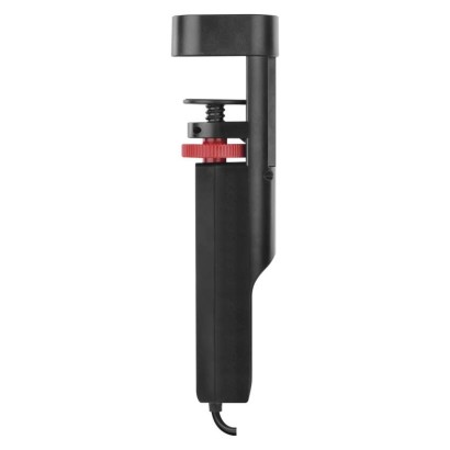 Przedłużacz 1,5 m/3 gniazda/przełącznik/uchwyt biurkowy/USB/czarny/PVC/1,5 mm2