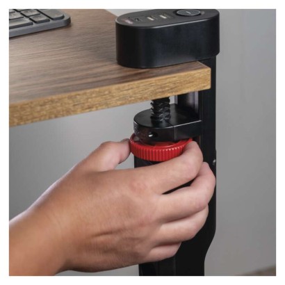 Verlängerungskabel 1,5m/3 Steckdosen/Schalter/Schreibtischmontage/USB/schwarz/PVC/1,5mm2 
