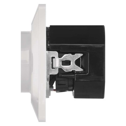 Lizdas su USB-A+C 2,1 A maks., baltas 