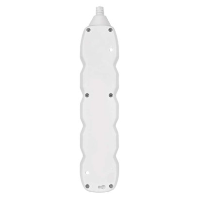 Ilgintuvas 1,5 m / 5 lizdai / baltas / PVC / 1,5 mm2 