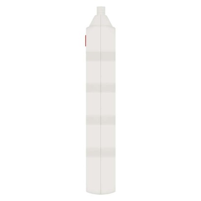 Hosszabbító 3 m / 4 aljzat / kapcsolós / fehér / PVC / 1,5 mm2