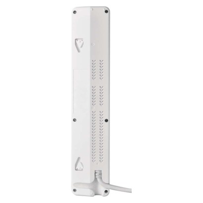 GoSmart Steckdosenleiste + Schalter - 2 m, 4 Steckdosen, USB, weiss-schwarz, PVC, 1,5 mm2