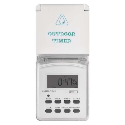 Digitalna stikalna ura tedenska IP44 P5525 schuko