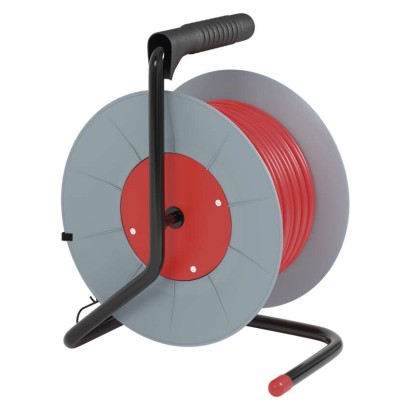 Kábeldob 25 m / 4 aljzat / narancssárga / PVC / 230 V / 1,5 mm2