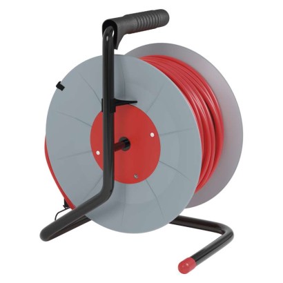 PVC Kabeltrommel – 4 Steckdosen, 50m, 1,5mm2 SCHUKO