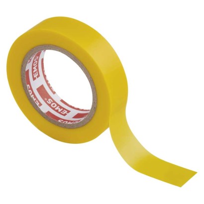 EMOS Szigetelőszalag 15/10 sárga