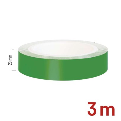  Kétoldalas habszalag 20 mm / 3 m, zöld