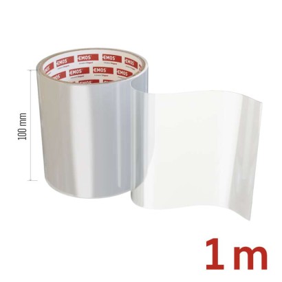 Opravná lepící páska na bazény, 1 m × 100 mm, průhledná