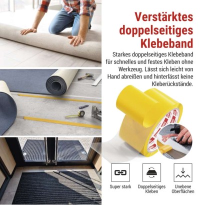 Doppelseitiges DUCT Klebeband 50 mm / 10 m, transparent