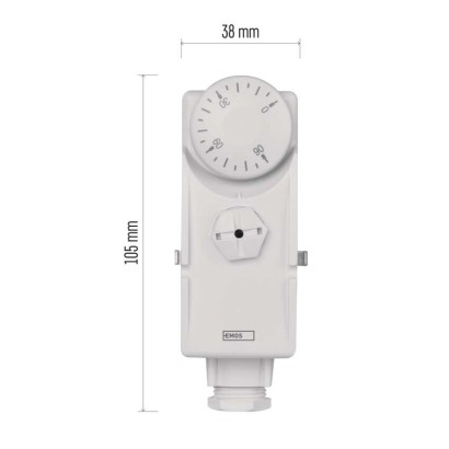 Anlege-Thermostat P5681, manuell