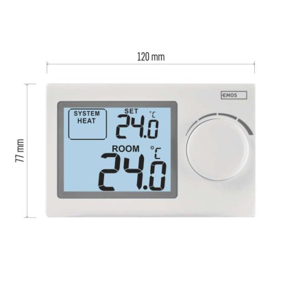 Raumthermostat P5604, manuell, verkabelt