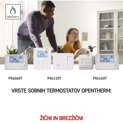 Sobni žični OpenTherm termostat P5606OT s programiranjem