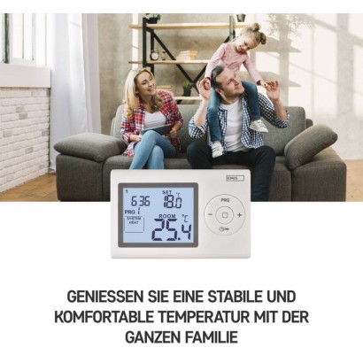 Raumthermostat P5607, programmierbar, verkabelt