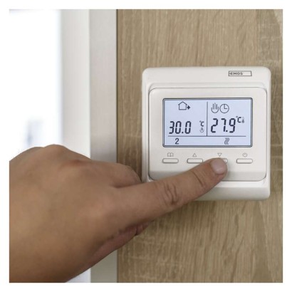 Fußbodenheizung-Thermostat P5601UF, programmierbar, verkabelt