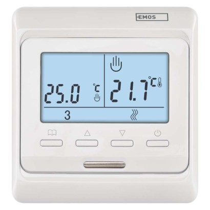 Fußbodenheizung-Thermostat P5601UF, programmierbar, verkabelt
