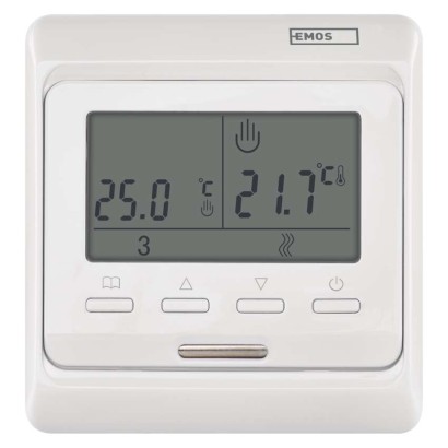 Fußbodenheizung-Thermostat P5601UF, programmierbar, verkabelt