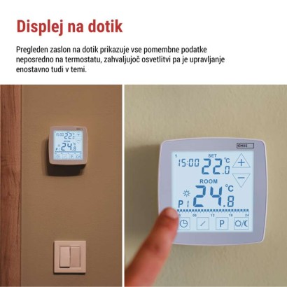 Sobni žični OpenTherm termostat P56A01 s programiranjem