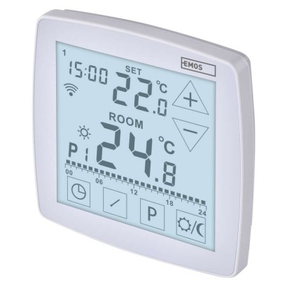GoSmart Fußbodenheizung-Thermostat P56S01F mit WiFi, programmierbar, verkabelt