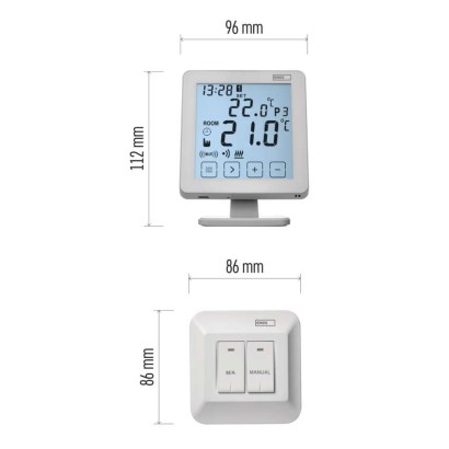 Raumthermostat P5623 mit WiFi, programmierbar, kabellos