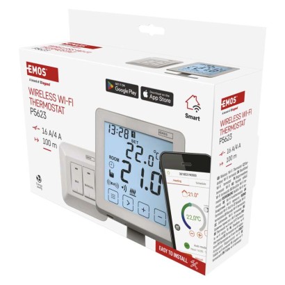 Raumthermostat P5623 mit WiFi, programmierbar, kabellos