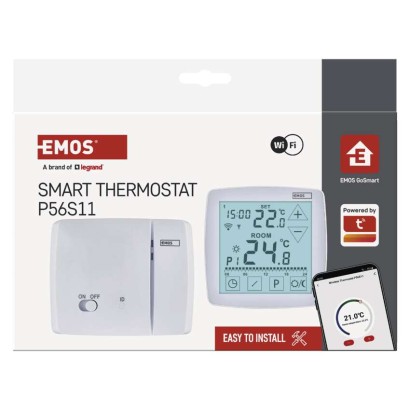 GoSmart Raumthermostat P56S11 mit WiFi, programmierbar, kabellos