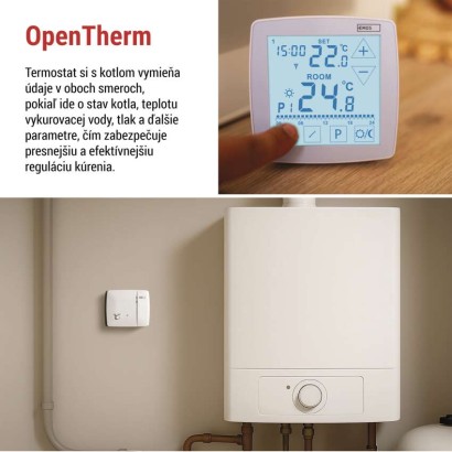 Izbový programovateľný bezdrôtový OpenTherm termostat P56A11