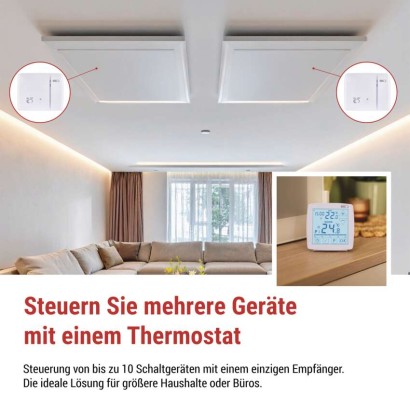 OpenTherm Raumthermostat P56A11, programmierbar, kabellos