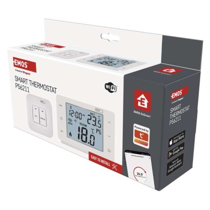 GoSmart Raumthermostat P56211 mit WiFi, programmierbar, kabellos