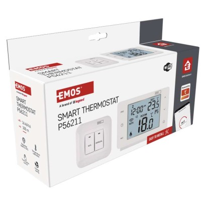 GoSmart Raumthermostat P56211 mit WiFi, programmierbar, kabellos