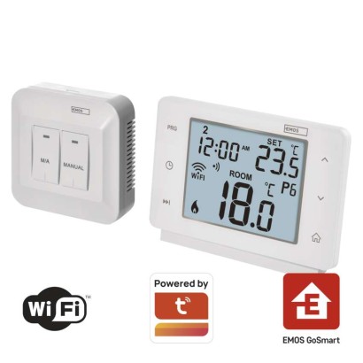 GoSmart Raumthermostat P56211 mit WiFi, programmierbar, kabellos