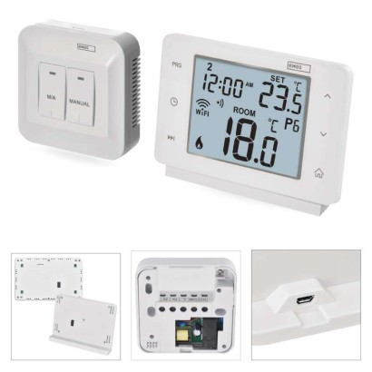 GoSmart Raumthermostat P56211 mit WiFi, programmierbar, kabellos