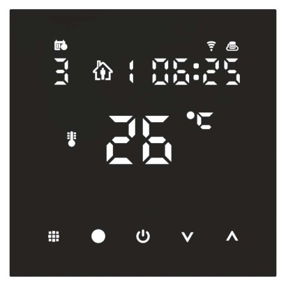 GoSmart Fußbodenheizung-Thermostat P56201BUF mit WiFi, programmierbar, verkabelt