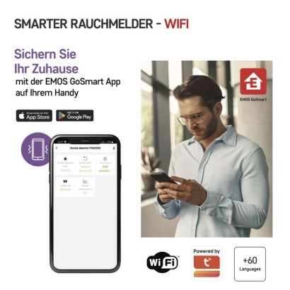 GoSmart Rauchmelder TS380C-HW mit WiFi