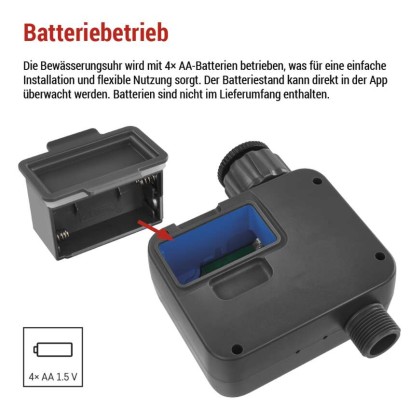 GoSmart Bewässerungsuhr, Bluetooth 5.0, 1 Weg